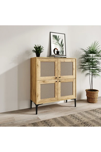 VENATTO Trio Kare Konsol(%100MDF) MEŞE ürün görseli 1