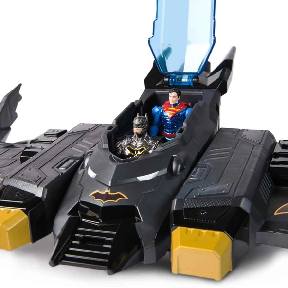 2in1 DC Metal Force Dönüşebilen Batwing Oyun Seti - 2 Figürlü Dev Set - Resim 2