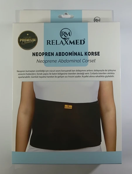 Neopren Abdominal Korse  Isı Tutucu Karın Destekleyici ve Doğum Sonrası Toparlayıcı Korse ürün görseli 1