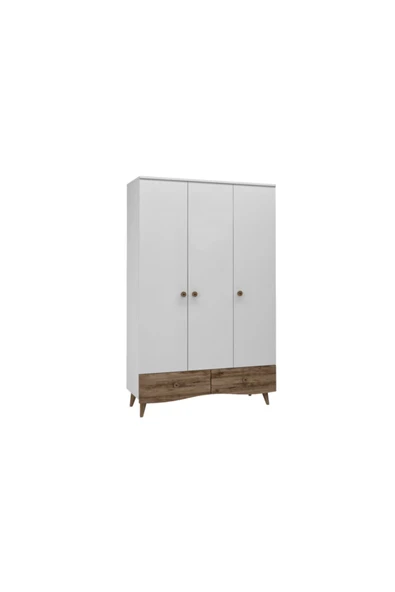 VENATTO Aura 3 Kapaklı Dolap(%100mdf) SOFT BEYAZ-AMALFİ ürün görseli 1
