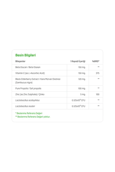 Suda Vitamin Immun Gard 30 Kapsül - Resim 3