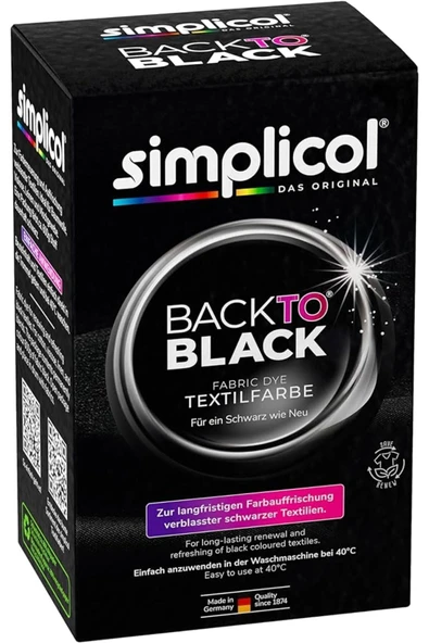 simplicol Konsantre Siyaha Dönüş Kot, Kanvas, Keten, T-shirt, Kumaş Boyası Ve Sabitleştirici Toz ürün görseli 1