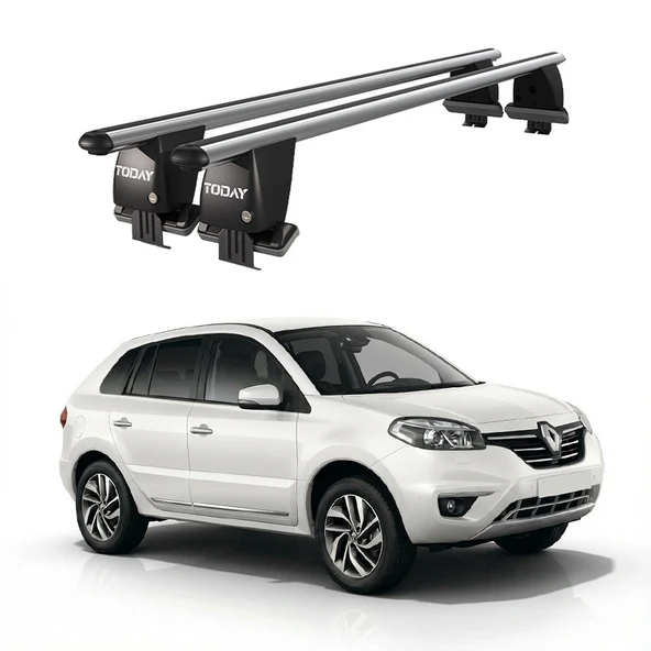 Royal Renault Koleos (2008-2016) Uyumlu Gri Ara Atkı Port Bagaj Tavan Barı ürün görseli 1