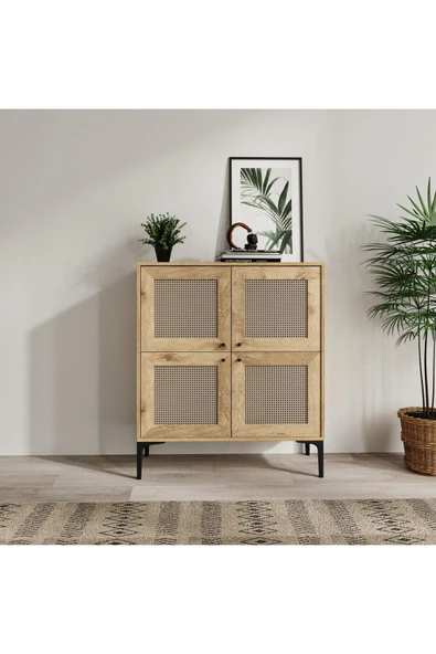 VENATTO Trio Kare Konsol(%100MDF) MEŞE - Resim 2
