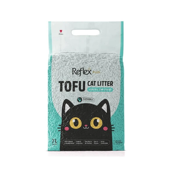 Reflex Plus Tofu Sabun Kokulu Kedi Kumu 7 Lt ürün görseli 1