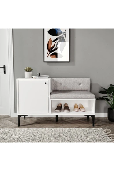 VENATTO Focus Ayakkabılık(%100MDF) BEYAZ - Resim 3