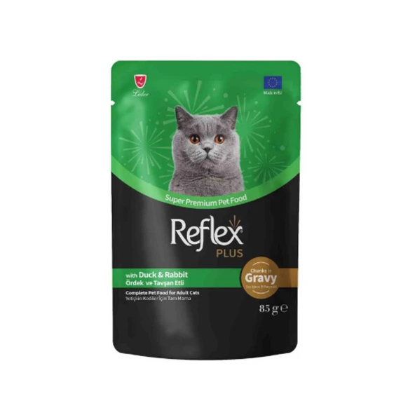 Reflex Plus Sos İçinde Parça Tavuk Etli Yetişkin Kedi Konservesi 85 Gr ürün görseli 1