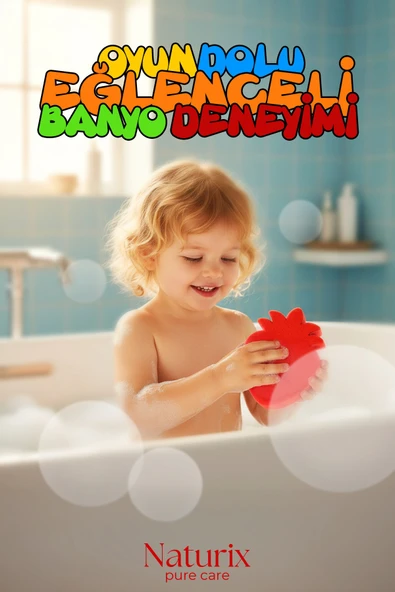Çilek Şekilli Süngerli Çocuk Sabunu 130Gr - Resim 2
