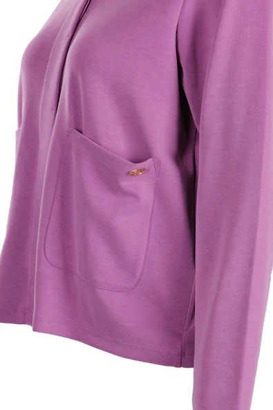 U.S. Polo Assn. Minimalist Crop Sweatshirt - Uzun Kol - Günlük ürün görseli 1