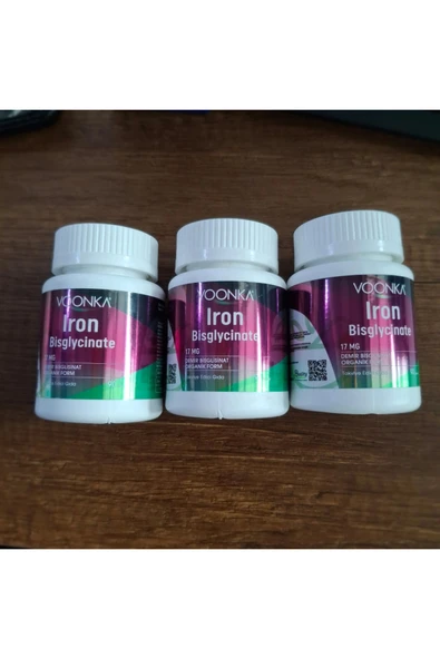 Iron Bisglycinate 90 Tablet Demir Yükleme Paketİ 3'lü Kofre ürün görseli 1