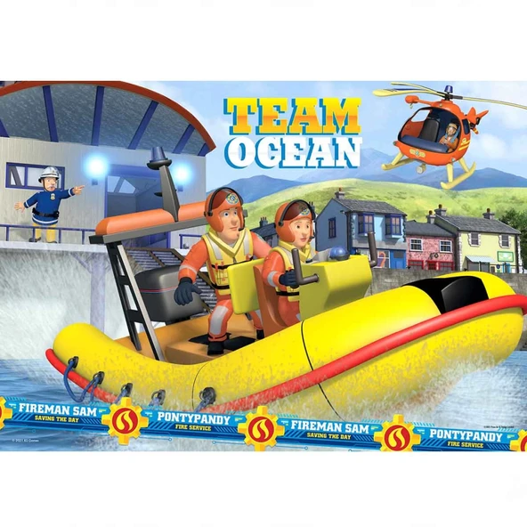 KS Fireman Sam 50 Parça Puzzle - Resim 2