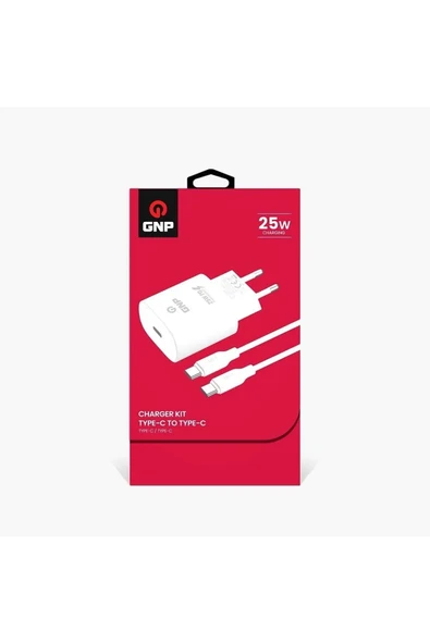 GNP Genpa 25 Watt Type-c Kablo Ve Şarj Cihazı ürün görseli 1