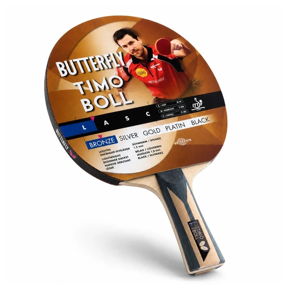 Butterfly 85011S Timo Boll Masa Tenisi Raketi Bronz ürün görseli 1