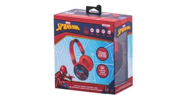 Volkano Marvel Spider-Man Aktif Gürültü Engelleme Özellikli Yastıklı Bluetooth Kulaklıklar ürün görseli 1