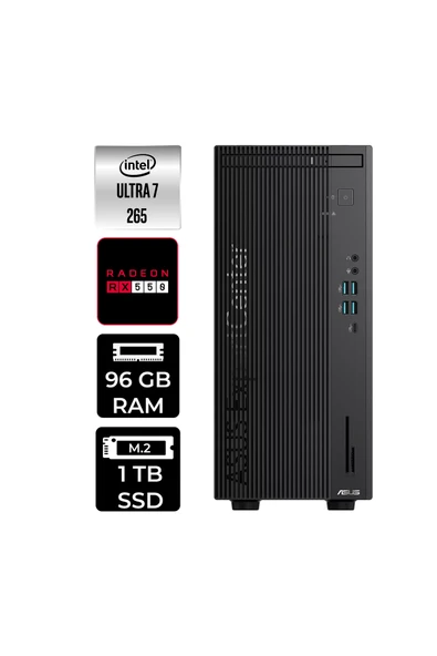 ASUS ExpertCenter B900 Ultra 7 265 96GB 1TB SSD RX550/4GB FDOS Masaüstü Bilgisayar ürün görseli 1