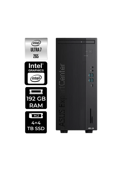 ASUS ExpertCenter B900 Ultra 7 265 192GB 4TB+4TB SSD FDOS Masaüstü Bilgisayar ürün görseli 1