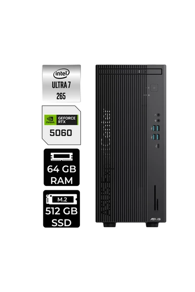 ASUS ExpertCenter B900 Ultra 7 265 64GB 512GB SSD RTX5060/8GB FDOS Masaüstü Bilgisayar ürün görseli 1