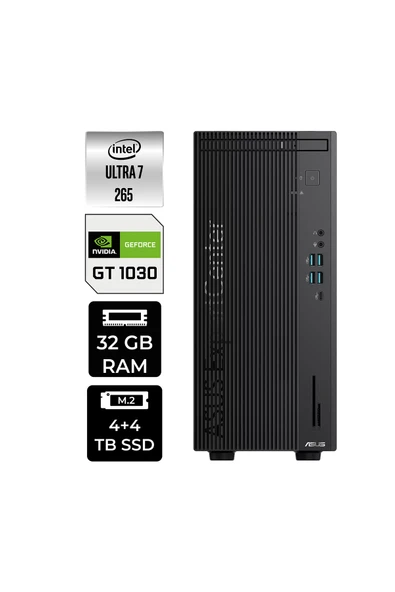 ASUS ExpertCenter B900 Ultra 7 265 32GB 4TB+4TB SSD GT1030/4GB W11H Masaüstü Bilgisayar ürün görseli 1