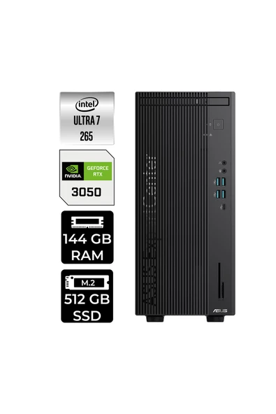 ASUS ExpertCenter B900 Ultra 7 265 144GB 512GB SSD RTX3050/6GB W11H Masaüstü Bilgisayar ürün görseli 1
