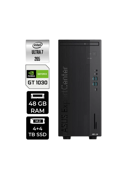 ASUS ExpertCenter B900 Ultra 7 265 48GB 4TB+4TB SSD GT1030/4GB W11P Masaüstü Bilgisayar ürün görseli 1