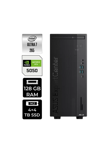 ASUS ExpertCenter B900 Ultra 7 265 128GB 4TB+4TB SSD RTX5050/8GB W11P Masaüstü Bilgisayar ürün görseli 1