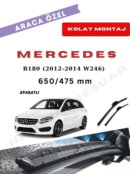 Mercedes B180 Silecek (2012-2014 W246) - Resim 2