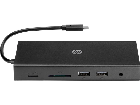 HP Travel USB Type-C Multi Port Hub (1C1Y5AA) - Resim 2