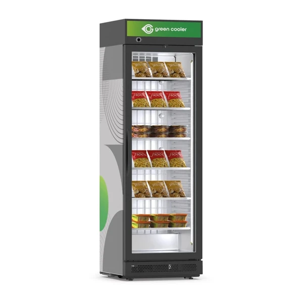 Green Cooler 377 C VF Dikey Tip Derin Dondurucu , Tek Kapılı ürün görseli 1
