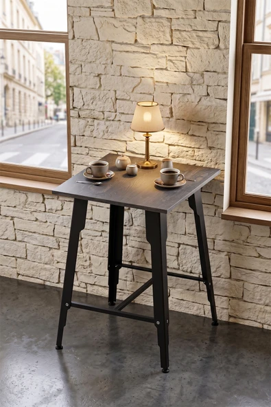 Retodesign LOTUS 60/60 BAR MASA 9020 Siyah ürün görseli 1