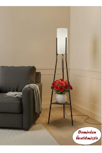 Retodesign LUZ SİYAH RAFLI LAMBADER 4011 Siyah - Resim 2