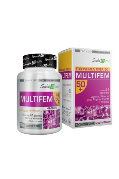 Vitamin Multifem 50+ Womens Multivitamin 50 Kapsül ürün görseli 1