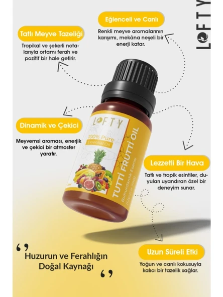 LOFTY SAKIZ ESANSİYEL KOKU YAĞI 10ML - Resim 2