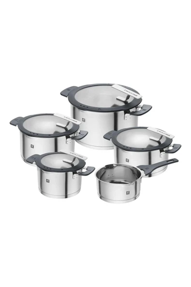 ZWILLING Simplify 5-Parça Paslanmaz Çelik Tencere Seti - 668700050 ürün görseli 1