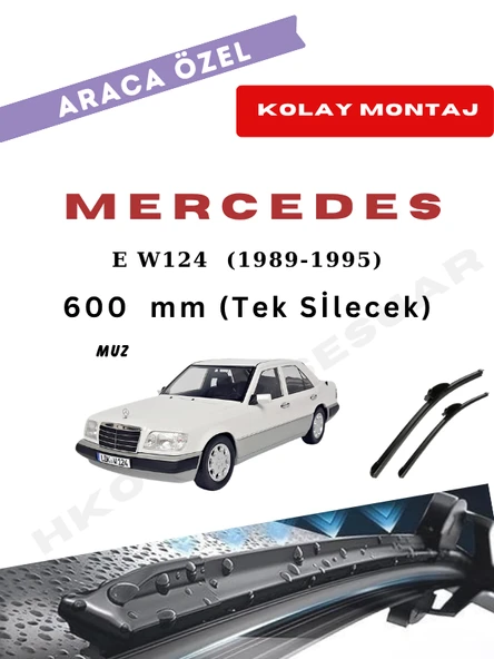Mercedes E W124 Tek Silecek (1989-1995) - Resim 2