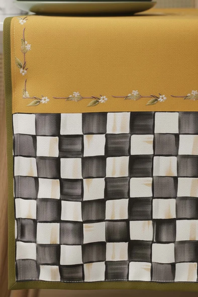 Linda Limon Desenli Runner 45x150 cm - Resim 3