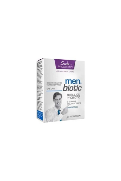 Suda Probiotic Men Biotic 30 Veggie Kapsül ürün görseli 1