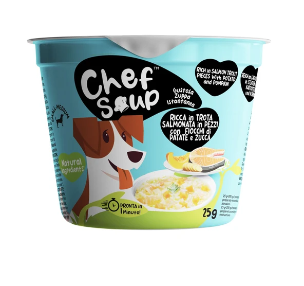 Chef Soup Somon, Patates Ve Bal Kabaklı Hazır Köpek Çorbası 25 Gr ürün görseli 1