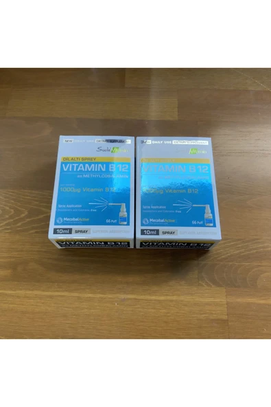 B12 Dil Altı Spreyi 10 ml 2 Adet - Resim 2