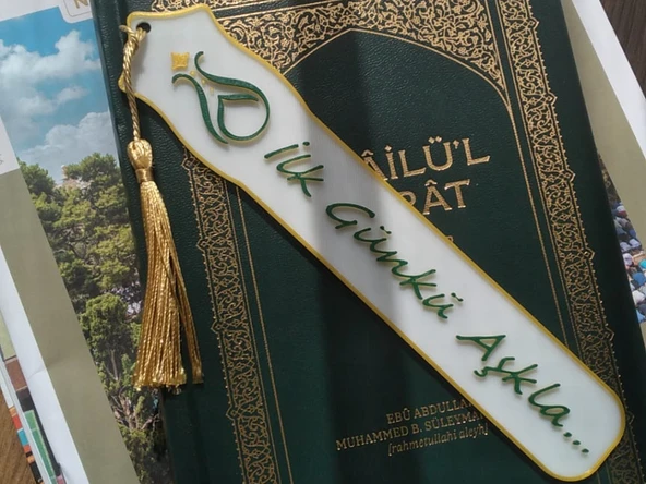 Serhendi İlk Aşk Kitap Ayracı – Püsküllü Dekoratif ürün görseli 1