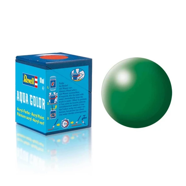 364 - Aqua Color Leaf Green - Silk Boya- 18 ml ürün görseli 1