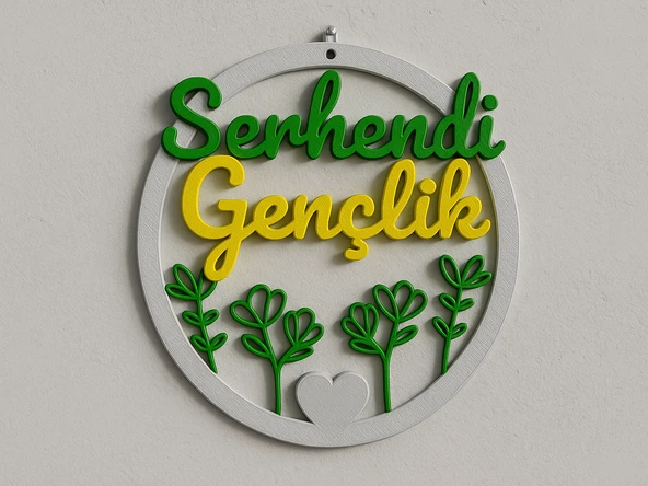Serhendi Gençlik Kapı ve Duvar Dekoru – 3D Baskılı ürün görseli 1