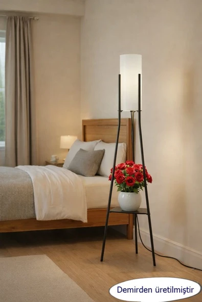 Retodesign LUZ SİYAH RAFLI LAMBADER 4011 Siyah ürün görseli 1