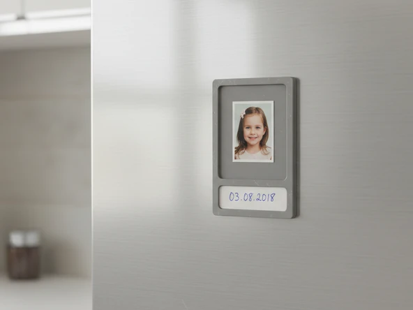 Manyetik Polaroid Fotoğraf Çerçevesi Buzdolabı 100x60 ürün görseli 1