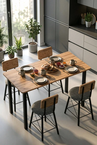 Retodesign 60/140 Atlantik Çam Yemek Masası, Bilgisayar Masası; Oyuncu Masası 9002 ATLANTİK ÇAM ürün görseli 1