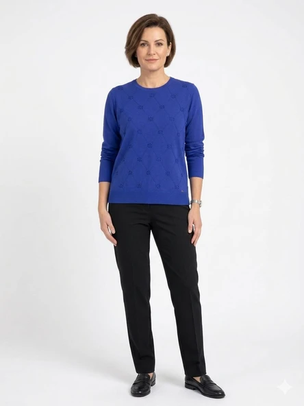 5136 BELGİN RAYON BLUZ - Resim 2