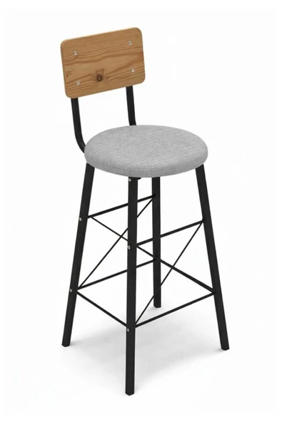 Retodesign İMAJ BAR SANDALYE MİNDERLİ ÇAM 3652Ç ATLANTİK ÇAM ürün görseli 1