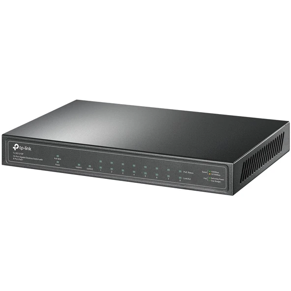 Tp-Link TL-SG1210P 8Port PoE Gigabit Switch - Resim 2