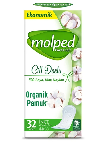 Pure&Soft Cilt Dostu Ped Eko 32 Adet ürün görseli 1