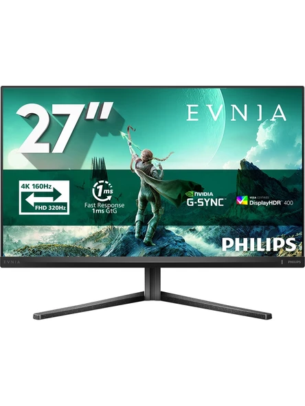 Philips Evnia 27M2N3800A 27" 1 ms  Full HD 320HZ-4K 160 HZ  IPS Oyuncu Monitörü(Ölü Pixel) ürün görseli 1