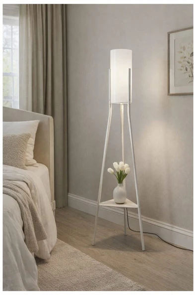 Retodesign LUZ BEYAZ RAFLI LAMBADER 4010 Beyaz ürün görseli 1
